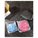 SilTriangle 3 Pcs 3 Size Dog Ear Cover Swimming Waterproof Head Wrap for Bath and Grooming, Adjustable Dog Ear Protector, Calming Hood for Thunder, Fireworks, Anxiety