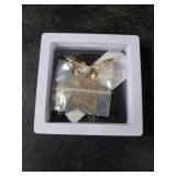 Happy New Year Star Earrings