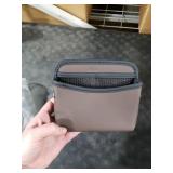 JEYODA Car Seat Side Storage Pocket, Small Organizer,PU Leather Multifunctional Console Side Organizer Bag for Phone, keys, sunglass,wallet,ect (Brown)