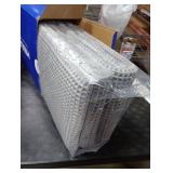 MIULEE Set of 2 Waffle Bathroom Runner Rugs, Boho Bath Rugs Non Slip Washable, Super Absorbent Runner Bath Mats, Rubber Backed, Ideal for Hallway Laundry Room, Light Grey, 2