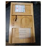 XcE Foldable Bamboo Bathtub Caddy Tray - Expandable to 41 Inches with Non-Slip Pads & Book Stand for Couples Luxury Bath