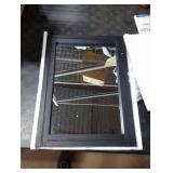 AAZZKANG Black Mirrors for Wall Rectangle Wood Framed Decorative Wall Hanging Mirror for Bedroom Living Room Bathroom Home Entryway