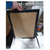 AAZZKANG Black Mirrors for Wall Rectangle Wood Framed Decorative Wall Hanging Mirror for Bedroom Living Room Bathroom Home Entryway