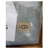 UGG Adalee Faux Fur Throw Blanket Luxury Lightweight Cozy Soft Throw for Couch Bed or Chair Hypoallergenic Machine Washable Double-Sided Fluffy Blanket Home Decor, 50-inch x 70-inch, Seal Grey