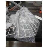 Under Desk Cable Management Tray - Under Desk Cable Organizer for Wire Management. Super Sturdy Desk Cable Tray. Perfect Standing Desk Cable Management Rack (White Wire Tray - Set of 2X 16