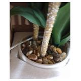 Hollyone Large Artificial Agave Plants Fake Three-Head Agave Succulent Plant Potted 15 Faux Plant in White Pot Succulents Aloe Plant Indoor for Desk Modern Home Decor