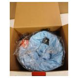 Dawdix Christmas Inflatables Decorations with Colorful Light, 6FT Inflatable Polar Bear & Penguins in Hot Cocoa Mug, Blow Up Outdoor Decorations for Xmas Holiday Yard Garden Lawn Party - Retail: $65