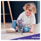 Casdon Dyson Cordless Vacuum Interactive & Officially Licensed Toy Dyson Vacuum For Children Aged 3+ Realistic Role-Play Fun, Purple and Orange - Retail: $24