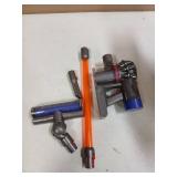 Casdon Dyson Cordless Vacuum Interactive & Officially Licensed Toy Dyson Vacuum For Children Aged 3+ Realistic Role-Play Fun, Purple and Orange - Retail: $24