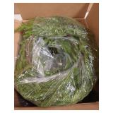 WBHome 2 PCS 9FT Real Touch Norfolk Pine Christmas Garland, Winter Greenery Garland for Christmas, Holiday Seasonal Outdoor/Indoor Home Decor - Retail: $40