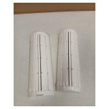 Air Vent Deflector with 6-Way Multi-Directional Airflow - 10x4", 2-Pack Heat Register Cover: Magnetic Vent Covers for Home Floor, Air Conditioner Deflector, Heater Diverter for Wall, Ceiling, AC Duct 