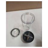 New Blender Cup and Blade Replacement Parts 32oz Cup and Extractor Blade and 2 Rubber Gaskets 4-Piece Compatible with NutriBullet High-Speed Blender/Mixer System 600W/900W Series - Retail: $17