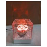 Ocean Wave Ceiling Projector,16 Colors Ocean Wave Light Projector, Water Ripple Ambient Night Light with Remote, Touch Control Aurora Projector Non-Wood for Bedroom,Room Decor,Kids Room (Cubic) - Reta