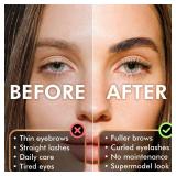 Lash Lift Kit & Eyebrow Lamination Kit, 2-in-1 Solution, At-Home Brow Lamination, Beginner/Professional, Eyelash Lift, 15 Applications, Lasts 6-8 Weeks, DIY Brow & Lash Perm - ABLK1 - Retail: $9