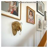 Juedawyal Gold Parrot Animal Head for Wall Decor with Glasses, Resin Animal Wall Sculpture for Home Living Room Bedroom & Office Accent - Retail: $20