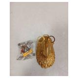 Juedawyal Gold Parrot Animal Head for Wall Decor with Glasses, Resin Animal Wall Sculpture for Home Living Room Bedroom & Office Accent - Retail: $20