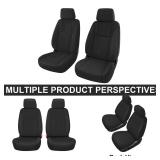 SAPUBK Seat Covers Sets Replace for 2019-2025 Chevy Silverado/GMC Sierra 1500, Premium Neoprene with Composite Soft Foam Lining Breathable Seat Cover Cushion (Black, Front) - Retail: $65