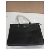 LOVEVOOK Laptop Tote Bag for Women 15.6 Inch Waterproof Leather Computer Bags Business Office Work Briefcase Black - Retail: $30