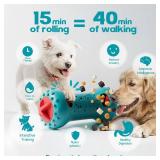 knitly Interactive Dog Toys, Adjustable Treat Dispensing Toy to Keep Them Busy, Dog Enrichment for Brain Stimulation & Cognitive for Puppy Puzzle to Reduce Boredom - Ideal Gift for Cats and Dogs - Ret