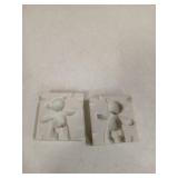 3D Teddy Bear Doll Silicone Fondant Mold Chocolate Candy Sugar Craft Gum Paste Mould Paper Clay Soap Candle Mold Cake Decoration Tool - Retail: $13