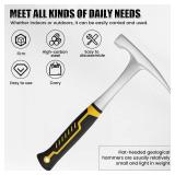 MABCIRY Sheet Metal Hammer, 16oz High Carbon Steel Tool, Precise Efficient Hvac Hammer, Single Handed Sheet Metal Pounder for Woodworking Pipe Work - Retail: $18