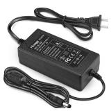 Facmogu DC 12V 3A Power Adapter, 100-240V AC to DC 12V 3A 36W Power Suppy with Barrel Connector 5.5x2.5mm & 5.5x2.1mm, 12 Volt 3 Amp Desktop Adpater 12V Switching Transformer AC/DC Power Converter - R