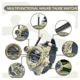 cxjoigxi Walkie Talkies for Kids Rechargeable, Spy Watch Army Toys, 7 in 1 Walkie Talkie Watches with Flashlight, Two-Way Radios Long Range Interphone Toy Gifts for Boys Girls fit Outdoor Game Camping