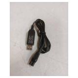 15V for Philips Shaver Charger HQ8505 Cable for Philips Norelco Series 3000,5000,7000,One Blade QP6651 QP6510 QP6520 BT5502 QP6650 QP6620 Beard Trimmer,Electric Razor USB Charging Cord (Black) - Retai