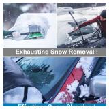 Roberly Car Windshield Cover for Ice and Snow, 600D Windshield Snow Cover with Mini Magnetic Edge, Side Mirror Covers, Winter Frost Hail Snow Protector Cover for Tesla Model 3/Y/S/X (78 x 56.3) - Reta