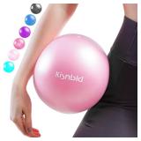 kisnbld Small Exercise Ball, 9 Inch Mini Pilates Ball, Anti Burst and Slip Resistant Mini Yoga Ball for Stability, Fitness, Physical Therapy, Stretching & Core Strength Workout at Home Gym & Office - 