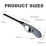 4PCS Butane Lighter Refillable Flame Lighter for BBQ Candle(No Butane Inside) - Retail: $10