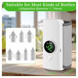Portable Bottle Warmer for Travel, Fast Warming Comfortable Baby Feeding On The Go, Waterless Milk Warming with Battery-Powered for Home Outdoor - Retail: $30