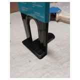 HappyHapi Book Ends, Metal Bookends for Shelves, Non-Skid Book End to Hold Books, Black Book Stopper/Holder for Office Home Kitchen, 5.7X 4.9 X 6.5 in, 3 Pair(6 Pcs, Large) - Retail: $12