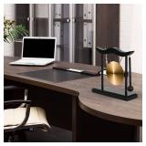 Feng Shui Gong Decor, Zen Brass Desktop Decor, 6.4x6.3x2 Inch Mini Sound Healing Instrument for Home, Office, Party, Yoga, Gift - Retail: $10