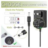 15V 1A DC Power Supply Adapter Charger Cable Compatible with Litter Robot 3,Litter Robot Power Supply, Self-Cleaning Cat Litter Boxes and More -6.6FT(Converter DC 5.5mm x 2.1mm/5.5mm x 2.5mm Plug) - R