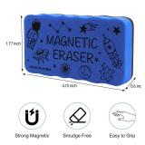 IHPUKIDI Dry Erase Eraser, Magnetic Whiteboard Eraser 8 Pack White Board Erasers, Dry Eraser for Whiteboard, Chalkboard, and Glass, Perfect for Classroom, Home, Office 4 Colors - Retail: $7