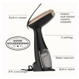 Conair Handheld Garment Steamer for Clothes, Turbo ExtremeSteam 1875W Fabric Steamer, Portable Handheld Design, Strong Penetrating Steam, Amazon Exclusive, Black - Retail: $70