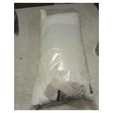 HZYAMZ Mini Travel Neck Pillow, Curved Cotton Fill with Breathable Cover, Lightweight Support for Camping, Backpacking, Flights & Car Travel - Retail: $13