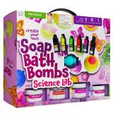 Dan&Darci Soap & Bath Bomb Making Kit for Kids, 3-in-1 Spa Science Kits, Easter Craft Gifts for Girls & Boys Age 6-12 Year Old Girl Crafts: DIY Experiment Toys, Gift for Kid Ages - Retail: $35