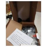 Eietonte 2 Pack Bath Vanity Light Fixtures 1-light, Indoor Black Wall Light with Dual Glass Shade, Farmhouse Bathroom Wall Scone, Vintage E26 Bese Wall mount Lighting for Porch Bedroom Entryway Stairs