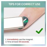 SUPWEE Green Magnetic Nail Polish, Cateye Nail Polish Non Gel Quick Dry Lacquer Manicure Gift For Women Girls 16ml/0.54 oz - Retail: $9