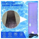 Smart Waterbed Heater with LED Digital Controller, 250W Waterbed Heating Pad for Hardside & Softside Beds, Safe and Durable, for King, Queen, Full and Twin - Retail: $89