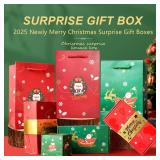 16pcs Surprise Gift Box Explosion for Money, 2025 Newly Folding Pop-Up Explosion Gift Box, Surprise Box Gift Box for Money, Christmas Boxes Explosion Gift Box for Money and Birthday(Green) - Retail: $
