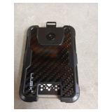 LIUGX Carbon Fiber Badge Holder, No-Clip Version, ID Card Holder,Heavy Duty Id Holder (Holds 6 Cards),for Office Police Worker Outdoor,Black - Retail: $20