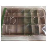 Brownie Pan with Dividers, Non-Stick Backing Pan, 18 Pre-slice All Edges, Muffin and Cupcake for Baking, Brownie Bites - 12 X 8 X 2 Inches - Retail: $20