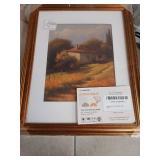 upsimples Vintage 11x14 Picture Frame, Antique Gold Frame Displays 8x10 with Mat or 11 x 14 Without for Vertical or Horizontal Wall Decor, 1pack