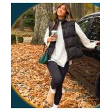 FULLSOFT Fleece Lined Leggings for Women Thick High Waisted Winter Warm Yoga Pants Workout Tummy Control Thermal Warm Leggings(Black,Small) - Retail: $20