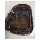 Clear Bag for Stadium Events, Clear Backpack Purse for Women Waterproof TPU Crossbody Fanny Pack for Concert Football Sport Hiking Travel, Black - Retail: $18