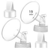 Momstouch 19mm Flange and Duckbill Valve Compatible with Spectra S1 S2 9 Plus Breastpump Replacement to Spectra Pump Parts, Not Original, Replace Accessories. - Retail: $17