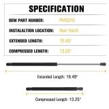 Hatch Liftgate Lift Support Strut for Hyundai Santa Fe 2013 2014, Rear Tailgate Shocks PM3316 2 Pcs - Retail: $20
